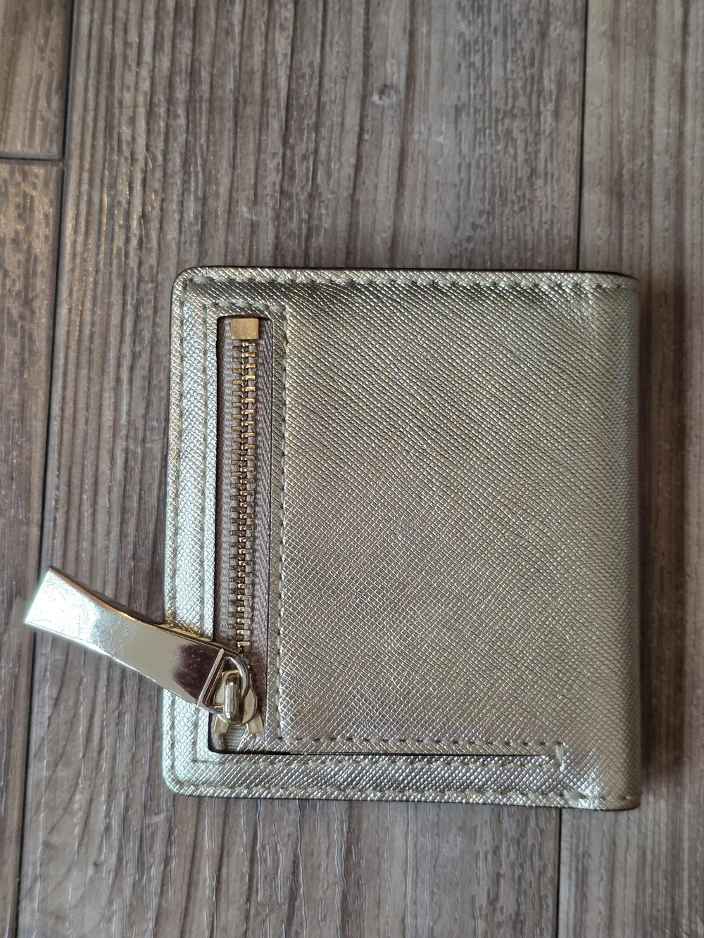 Kate Spade Metallic Gold Bifold Wallet